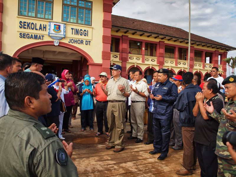 Bacaan doa selamat sebelum berlepas ke Daerah Kluang